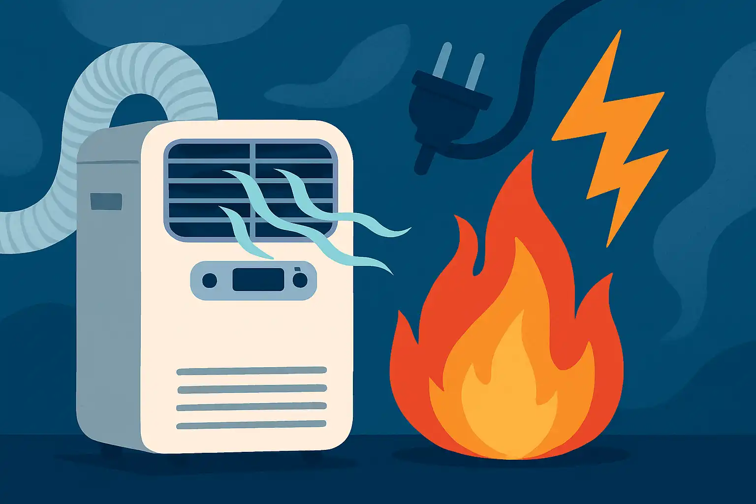 Is je mobiele airco brandveilig? zo voorkom je kortsluiting, oververhitting en brandgevaar