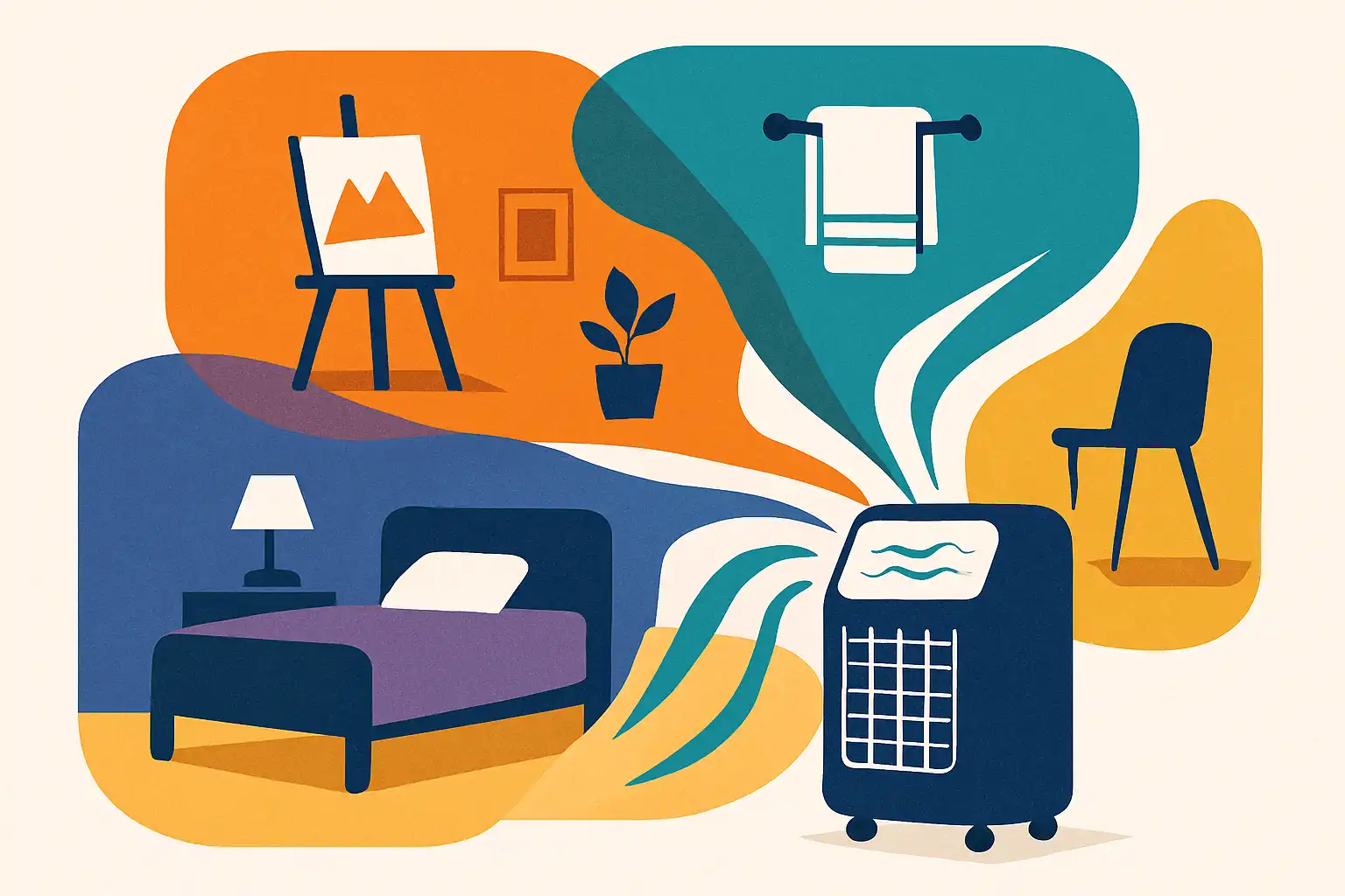 Koelen met creativiteit: 10 onverwachte plekken in huis waar een mobiele airco wonderen doet