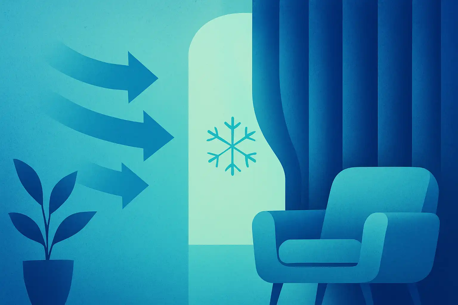 Koelen met kleur: zo maken muur- en gordijnkleuren je kamer merkbaar koeler