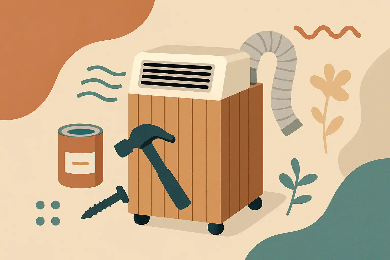 Maak van je mobiele airco een stijlobject: creatieve DIY-ombouwen zonder prestatieverlies