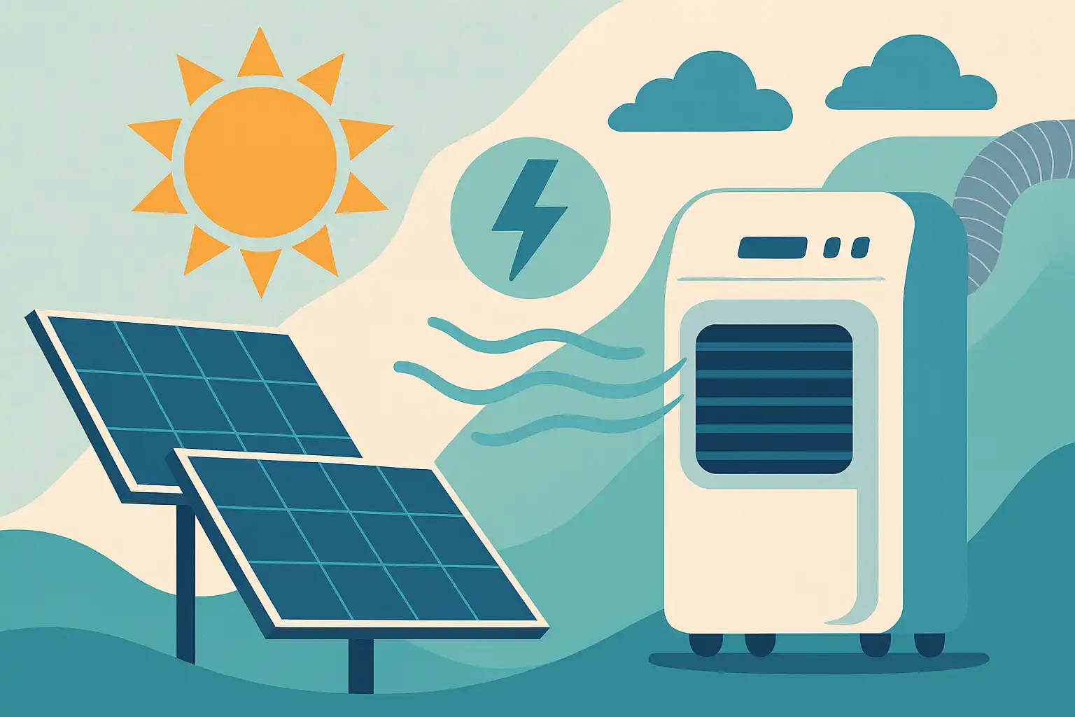 Mobiele airco en zonnepanelen: slim koelen met je eigen stroom