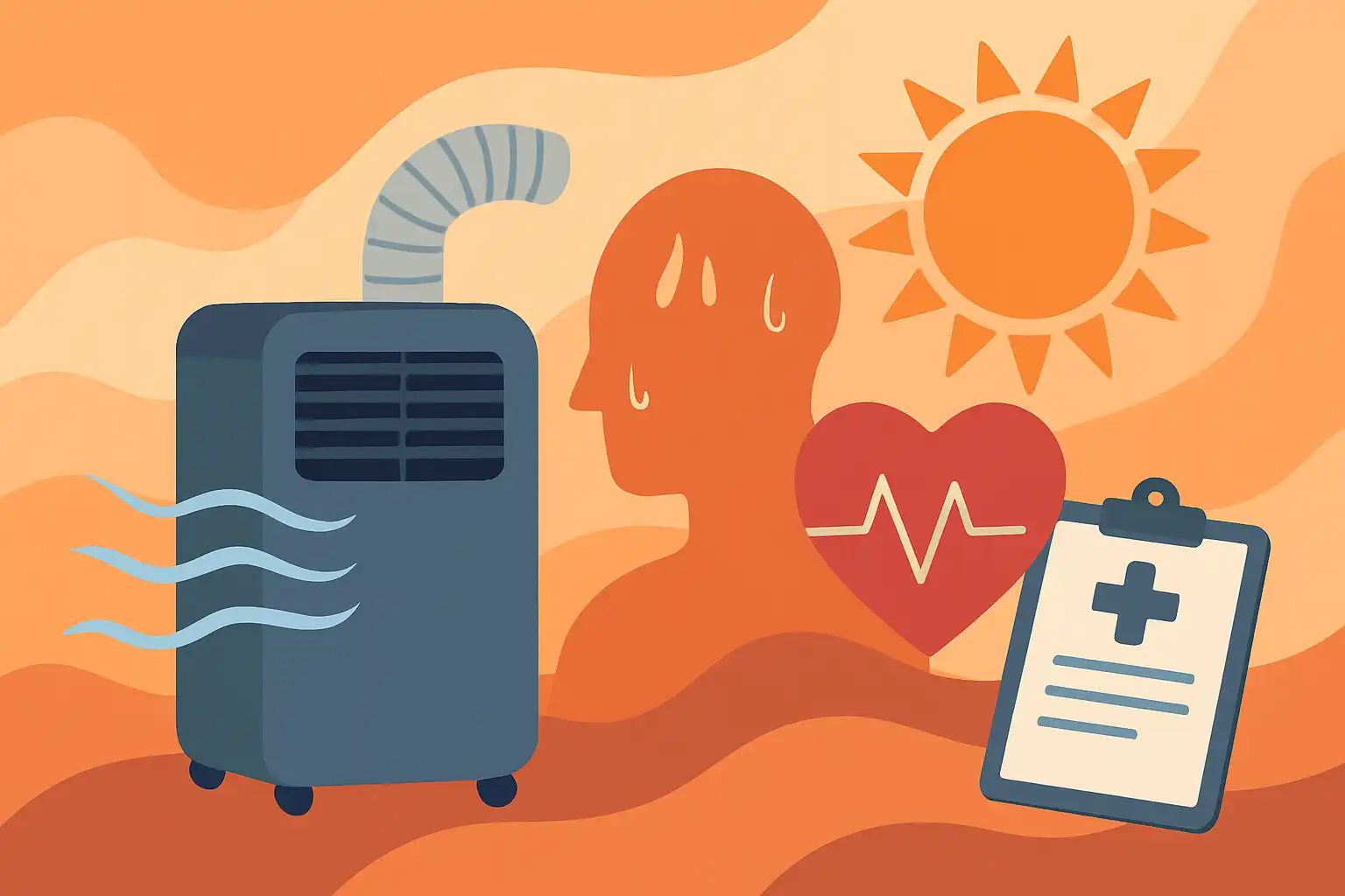 Wanneer een mobiele airco medisch noodzakelijk kan zijn: hitte, hartproblemen en praktische tips