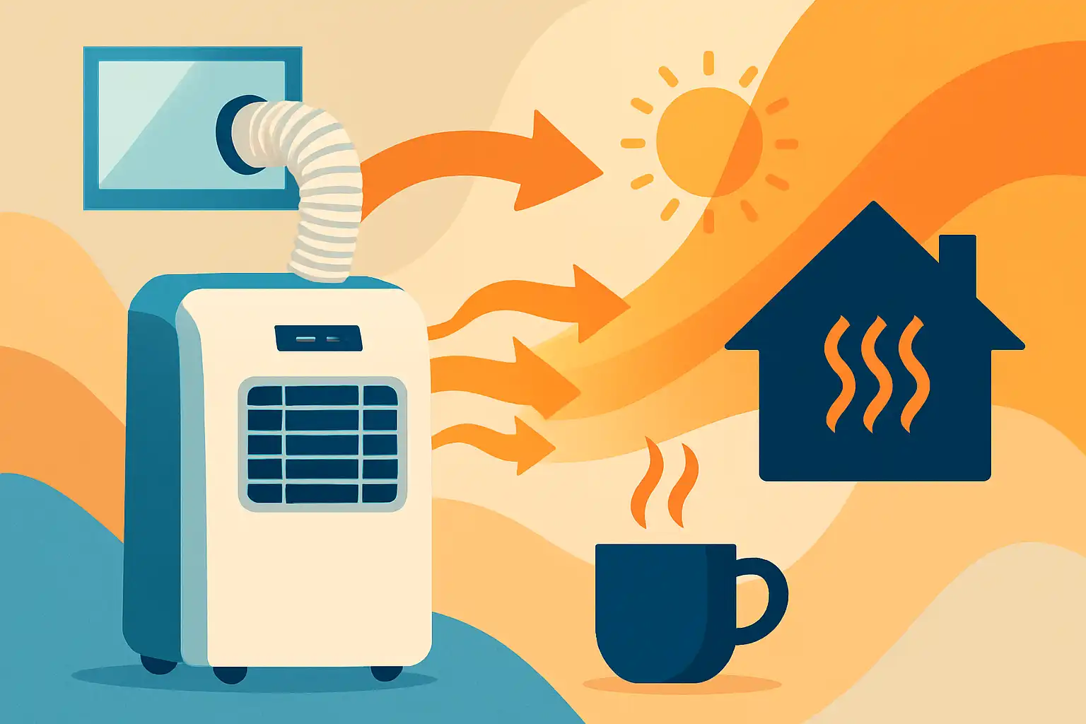 Zo benut je de warmte van je mobiele airco: slimme manieren om restwarmte nuttig te gebruiken