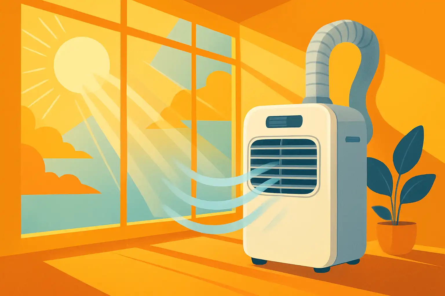 Zo kies je een mobiele airco voor kamers met veel glas en zon
