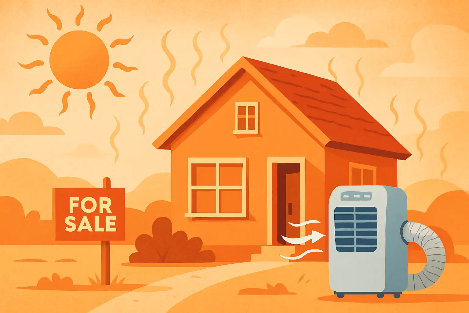 Zo verkoop je je huis ondanks de hitte: mobiele airco's inzetten tijdens bezichtigingen