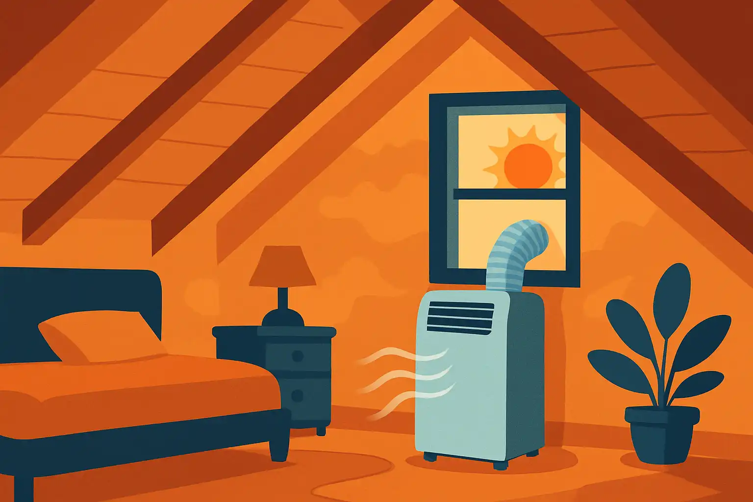 Zwoele zolder? zo vind je de perfecte mobiele airco voor je bovenverdieping