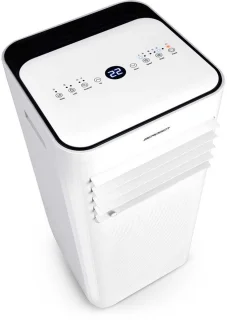 Mobiele Airconditioner – Draagbare Airco – Klimaatregelaar – Luchtontvochtiger – Ventilator – 9000 BTU – Wi-Fi Bedienbaar – Stil & Energiezuinig