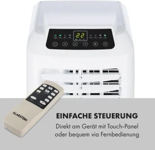 Mobiele airconditioning 3-in-1 met WiFi-bediening, 9000 BTU, geschikt voor 26-44 m², energiezuinig en met timer