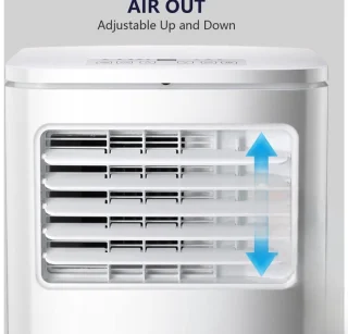 Airco - Mobiele Airco - Airconditioner - Airconditioning - 3 in 1 - Met Raamafdichtingskit - 2600 Watt - Temperatuur instelling van 16° tot 31° - Met Afstandsbediening 2 Snelheden - Wit
