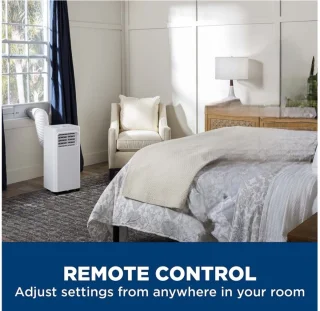 Airco - Mobiele Airco - Airconditioner - Airconditioning - 3 in 1 - Met Raamafdichtingskit - 2600 Watt - Temperatuur instelling van 16° tot 31° - Met Afstandsbediening 2 Snelheden - Wit