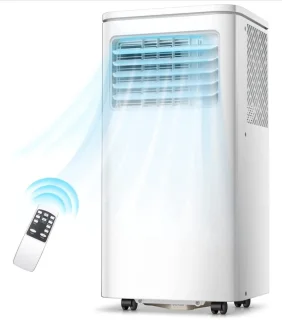 Airco - Mobiele Airco - Airconditioner - Airconditioning - 3 in 1 - Met Raamafdichtingskit - 2600 Watt - Temperatuur instelling van 16° tot 31° - Met Afstandsbediening 2 Snelheden - Wit