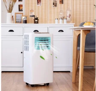 Airco - Mobiele Airco - Airconditioner - Airconditioning - 3 in 1 - Met Raamafdichtingskit - 2600 Watt - Temperatuur instelling van 16° tot 31° - Met Afstandsbediening 2 Snelheden - Wit