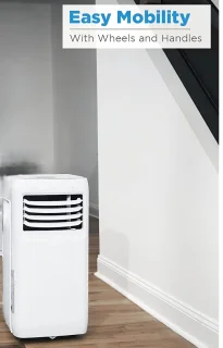 Airco - Mobiele Airco - Airconditioner - Airconditioning - 3 in 1 - Met Raamafdichtingskit - 2600 Watt - Temperatuur instelling van 16° tot 31° - Met Afstandsbediening 2 Snelheden - Wit
