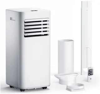 Airco - Mobiele Airco - Airconditioner - Airconditioning - 3 in 1 - Met Raamafdichtingskit - 2600 Watt - Temperatuur instelling van 16° tot 31° - Met Afstandsbediening 2 Snelheden - Wit
