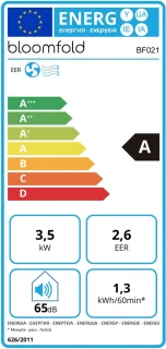 Bloomfold Mobiele Airco - 12.000 BTU - 4-in-1 - Airconditioning met Raamafdichtingskits - Slaapkamer - Woonkamer - tot 35m² koelen - Wifi modus & App