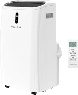 Bloomfold Mobiele Airco - 12.000 BTU - 4-in-1 - Airconditioning met Raamafdichtingskits - Slaapkamer - Woonkamer - tot 35m² koelen - Wifi modus & App
