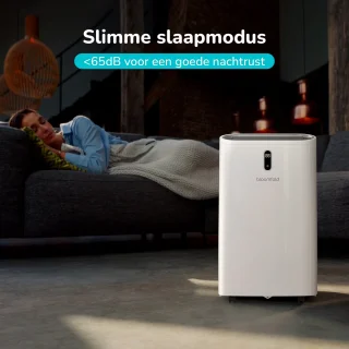 Bloomfold Mobiele Airco - 12.000 BTU - 4-in-1 - Airconditioning met Raamafdichtingskits - Slaapkamer - Woonkamer - tot 35m² koelen - Wifi modus & App