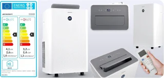 Mobiele airco 5-in-1 met 14000 BTU - Koelen, verwarmen, ontvochtigen en ventileren