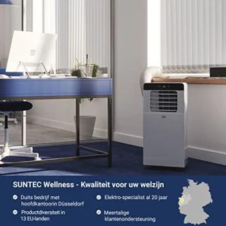 Mobiele Airconditioner tot 25 m² | Koeler & Ontvochtiger met Natuurlijk Koudemiddel | 7.000 BTU/h | Voor Thuis & Kantoor