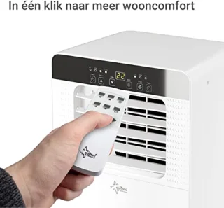 Mobiele Airconditioner tot 25 m² | Koeler & Ontvochtiger met Natuurlijk Koudemiddel | 7.000 BTU/h | Voor Thuis & Kantoor