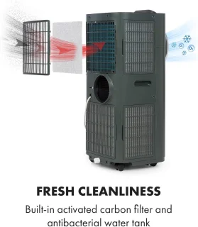 Mobiele airconditioning 3-in-1 met WiFi bediening - 10.000 BTU voor kamers tot 49 m²