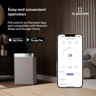 Mobiele airconditioning 3-in-1 met WiFi bediening - 10.000 BTU voor kamers tot 49 m²