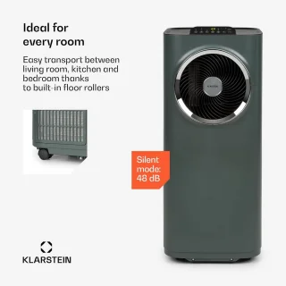 Mobiele airconditioning 3-in-1 met WiFi bediening - 10.000 BTU voor kamers tot 49 m²