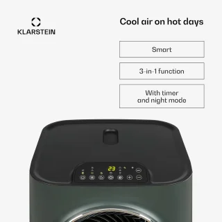 Mobiele airconditioning 3-in-1 met WiFi bediening - 10.000 BTU voor kamers tot 49 m²