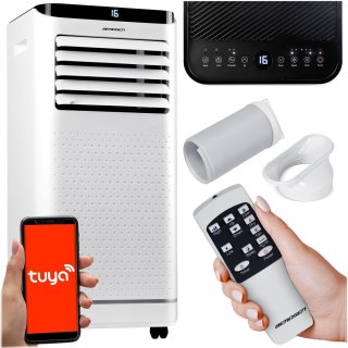 De Mobiele airco 9000 BTU 4-in-1 met ventilator en ontvochtiger - Energiezuinig en slim in één oogopslag