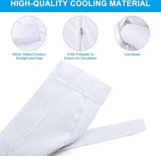 Wat vinden we goed aan de Vensterafdichting mobiele airconditioners - waterdicht - 500cm - wit