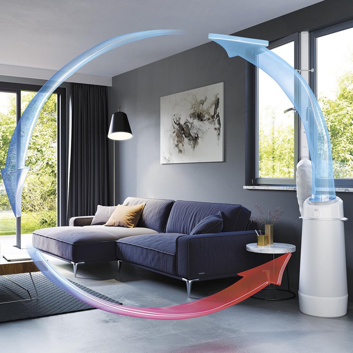 AEG PX71-265WT Mobiele Airco