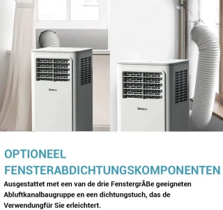 Airco 3-in-1 Mobiele Verdampingsluchtkoeler 18 m² Energy A