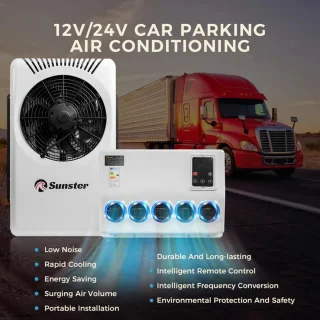 Airconditioner 10000 BTU 24V voor RV, camper, vrachtwagen, boot
