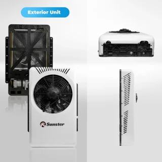 Airconditioner 10000 BTU 24V voor RV, camper, vrachtwagen, boot