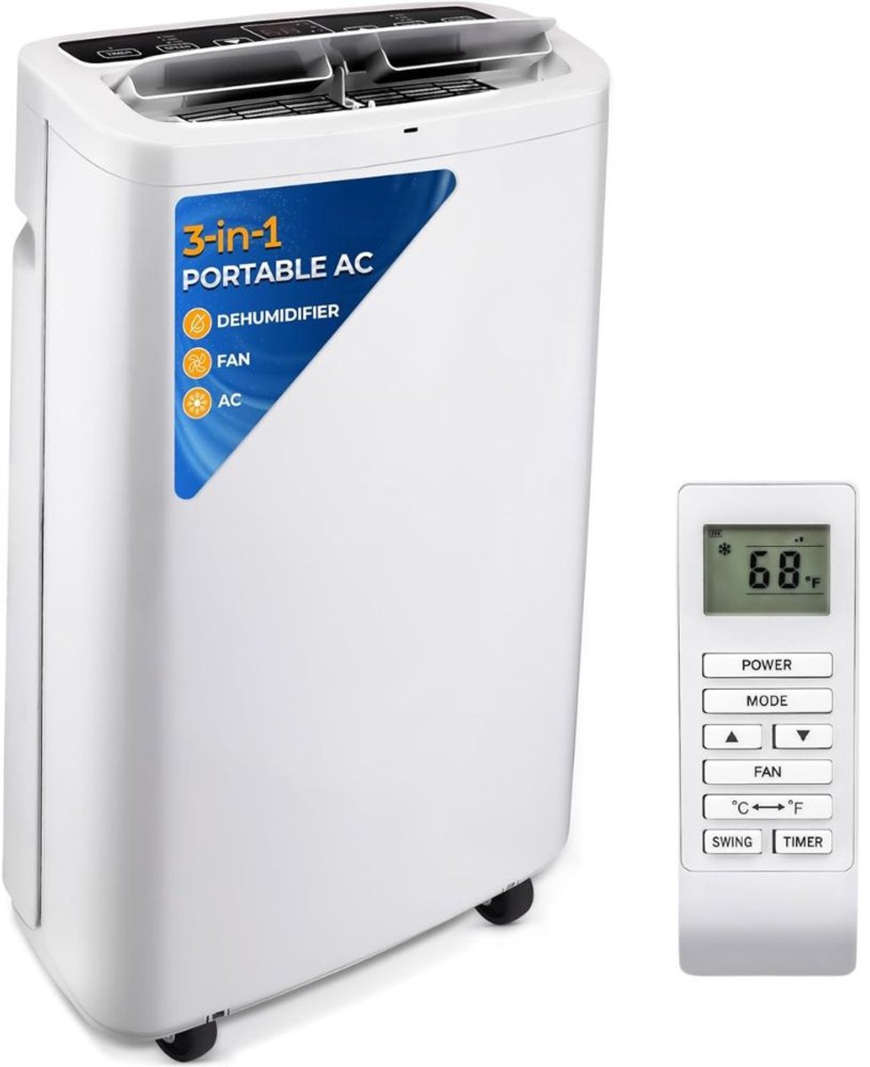 De Airconditioner Mobiele Airco 14,000 BTU in één oogopslag