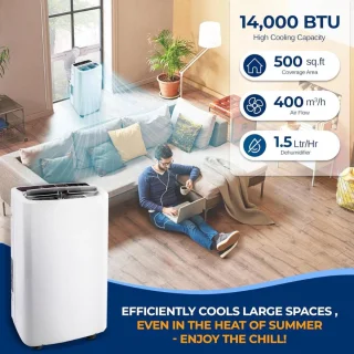 Airconditioner Mobiele Airco 14,000 BTU