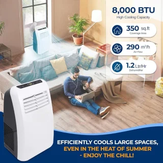 Airconditioner Portable 8,000 BTU