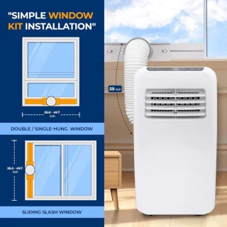 Airconditioner Portable 8,000 BTU