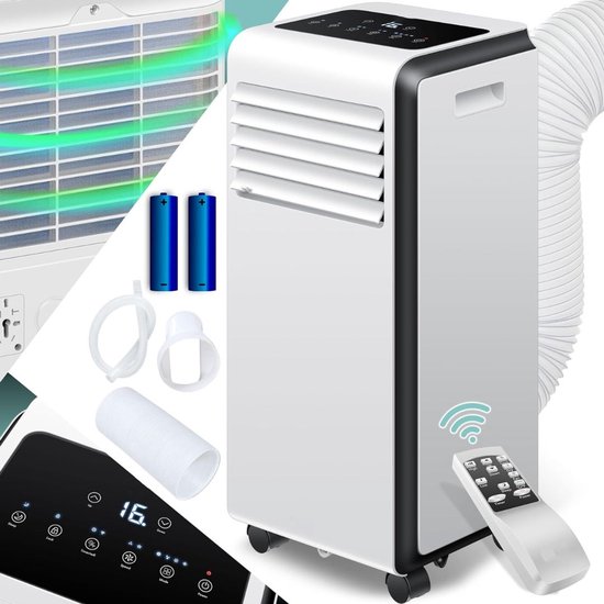 ApexArte Mobiele Airco Wit/Zwart