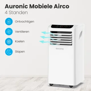 Auronic Mobiele Airco 10.000 BTU 4-in-1