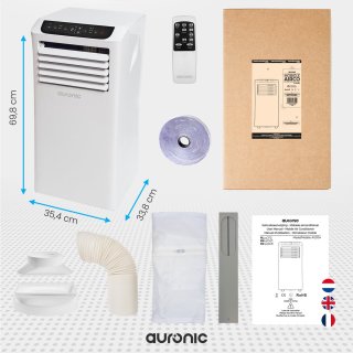 Auronic Mobiele Airco 10.000 BTU 4-in-1
