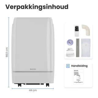Auronic Mobiele Airco 12000 BTU 4-in-1