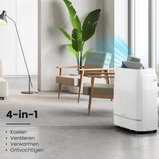 Auronic Mobiele Airco 12000 BTU 4-in-1