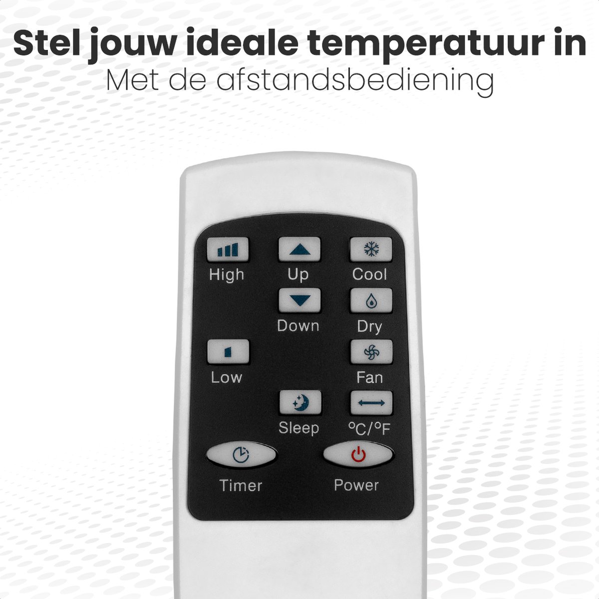 Auronic Mobiele Airco 12000 BTU 4-in-1