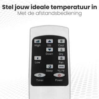 Auronic Mobiele Airco 12000 BTU 4-in-1
