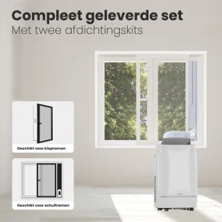 Auronic Mobiele Airco 12000 BTU 4-in-1