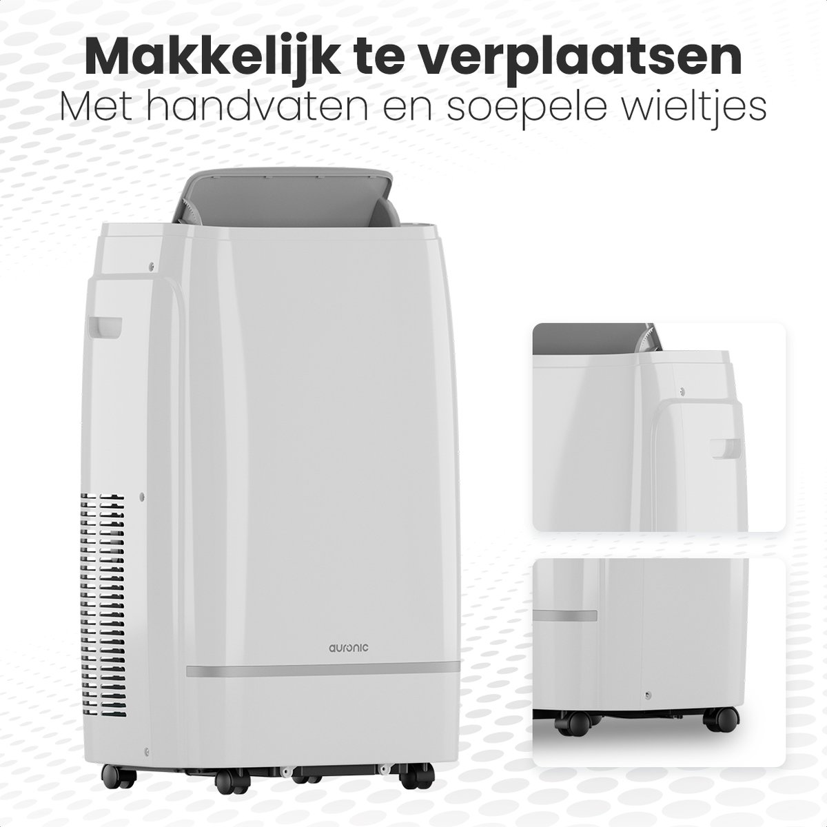 Auronic Mobiele Airco 12000 BTU 4-in-1