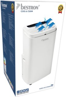 Bestron mobiele airco 3,5 kW 12.000 BTU wit