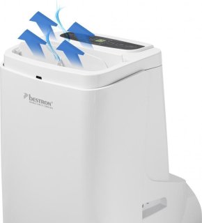Bestron mobiele airco 3,5 kW 12.000 BTU wit