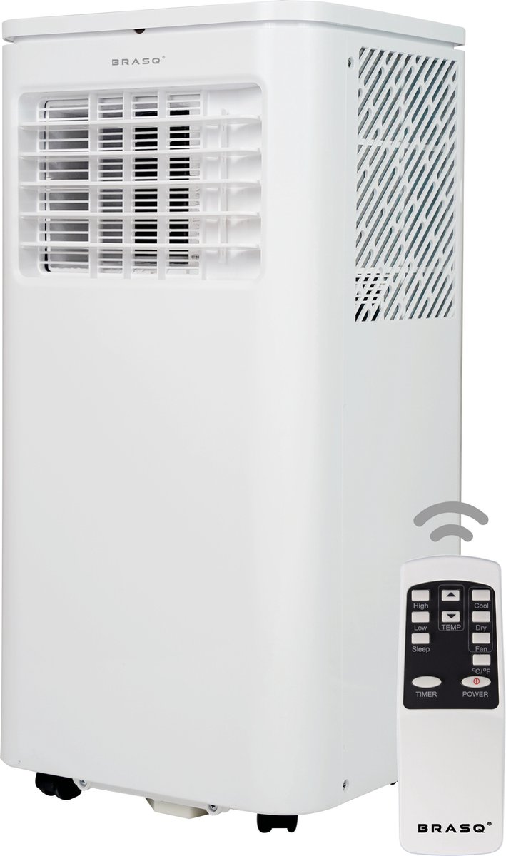 De BRASQ 3-in-1 Mobiele Airco 9000 BTU Wit in één oogopslag